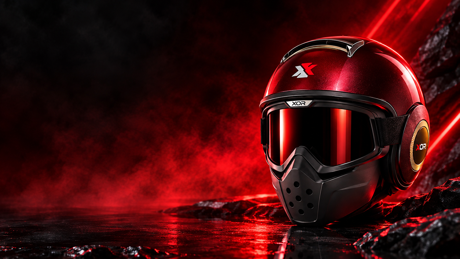 XOR Helmet Red