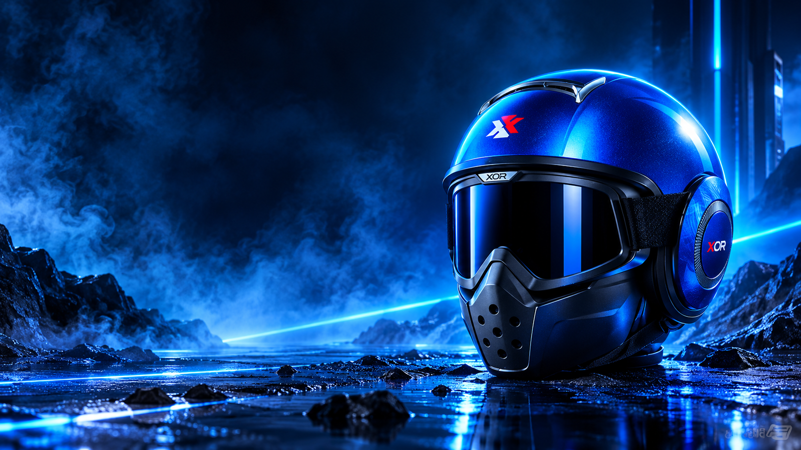 XOR Helmet Blue